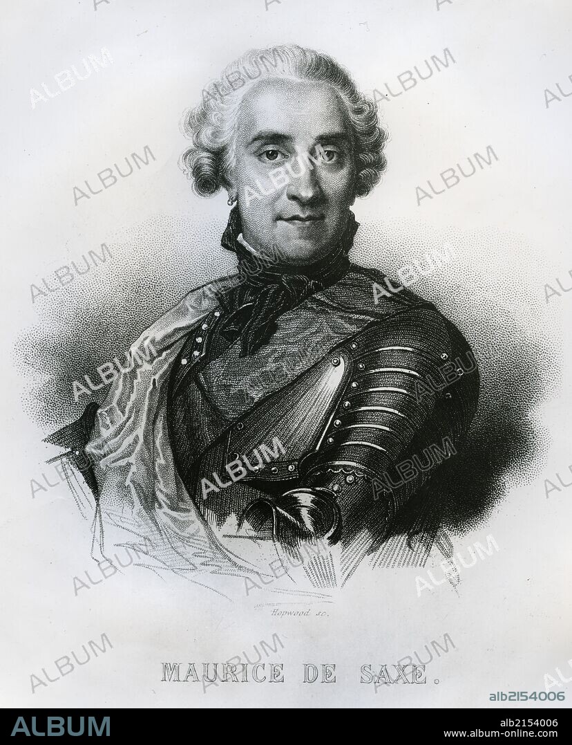 Maurice de Saxe (1696-1750): German soldier in the service of France. (Photo by: Universal History Archive/UIG via Getty Images).