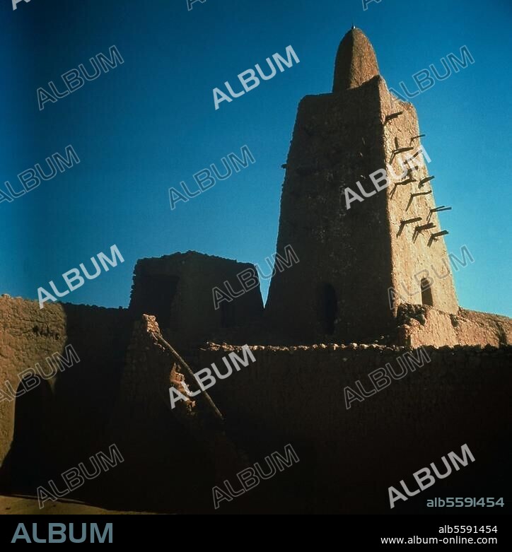 Timbuktu (Mali, West Africa), Sankore Mosque. (oldest mosque south of the Sahara). View.