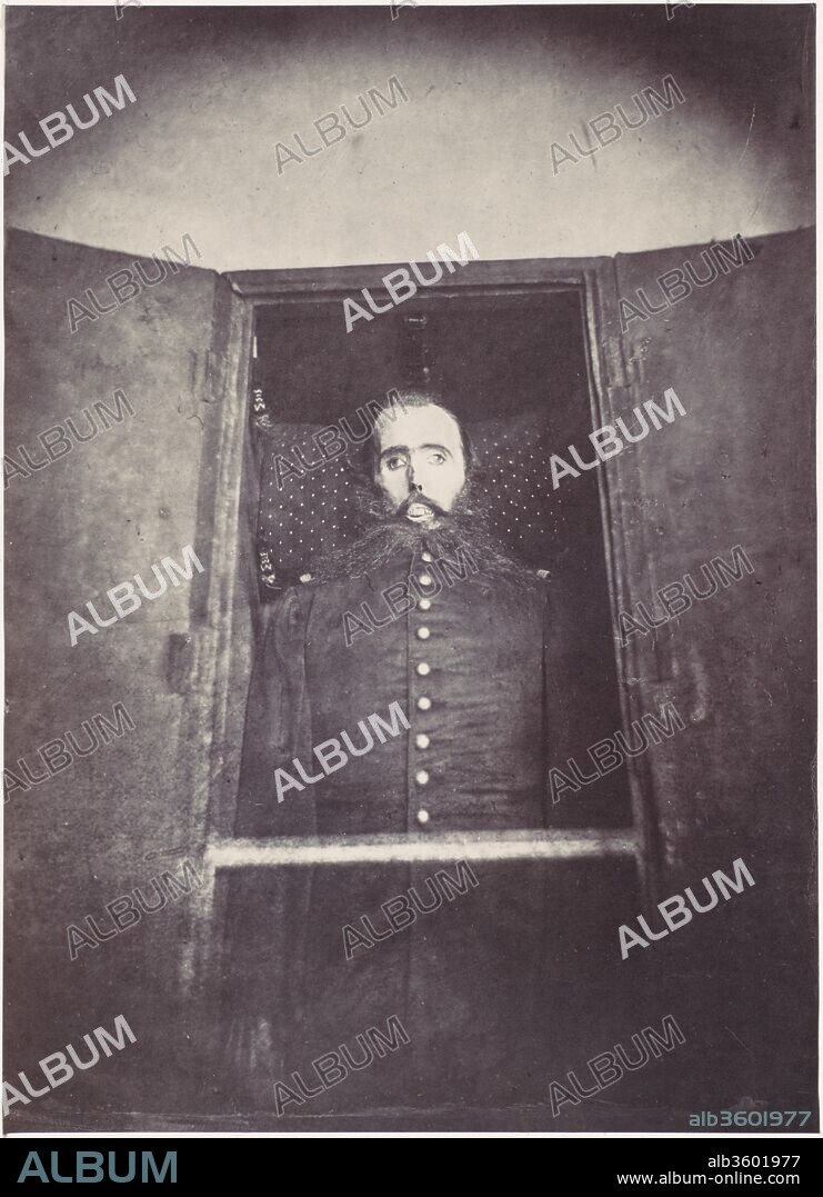 FRANÇOIS AUBERT. [The Corpse of Emperor Maximilian I of Mexico]. Artist: François Aubert (French, 1829-1906). Date: 1867.