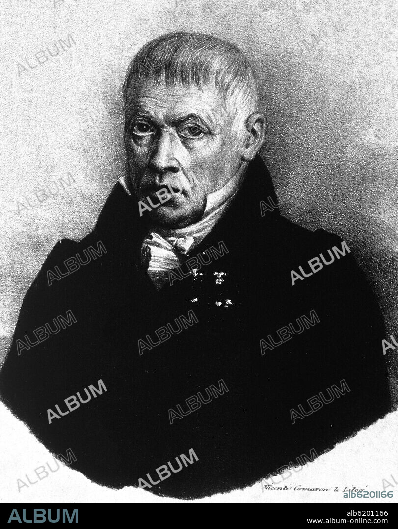 FAUSTO ELHUYAR-DIRECTOR GRAL MINAS 1755 1833-DESCUBRIDOR DEL WOLFRAMIO JUNTO CON SU HERMANO.