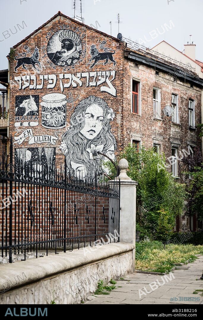 núcleo medieval de Kazimierz, centro histórico de los judíos ,Cracovia,Polonia,  eastern europe.