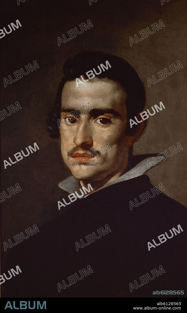 DIEGO VELAZQUEZ (1599-1660). RETRATO DE HOMBRE - HACIA 1623 - O/L - 55,5x38 - NP 1224 - BARROCO ESPAÑOL.
