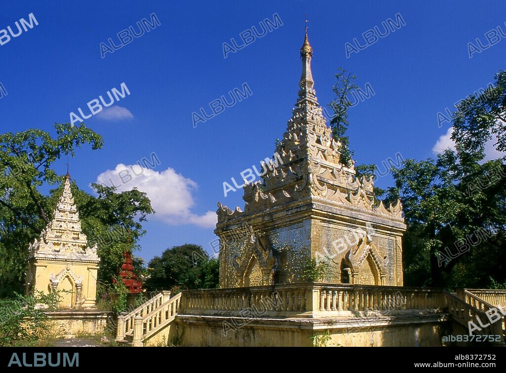 Mindon Min (8 July 1808 1 October 1878) was the penultimate king of Burma (Myanmar) from 1853 to 1878. He was one of the most popular and revered kings of Burma. Under his half brother King Pagan, the Second Anglo-Burmese War in 1852 ended with the annexation of Lower Burma by the British Empire. Mindon and his younger brother Kanaung overthrew their half brother King Pagan. He spent most of his reign trying to defend the upper portion of his country from British encroachments, and to modernize his kingdom.<br/><br/>. King Mindon founded the last royal capital of Burma, Mandalay, in 1857. His young brother Kanaung proved to be a great administrator and modernizer. During Mindon's reign, scholars were sent to France, Italy, the United States, and Great Britain, in order to learn about the tremendous progress achieved by the Industrial Revolution.<br/><br/>. Mindon introduced the first machine-struck coins to Burma, and in 1871 also held the Fifth Buddhist council in Mandalay. He had already created the world's largest book in 1868, the Tipitaka, 729 pages of the Buddhist Pali Canon inscribed in marble and each stone slab housed in a small stupa at the Kuthodaw Pagoda at the foot of Mandalay Hill.