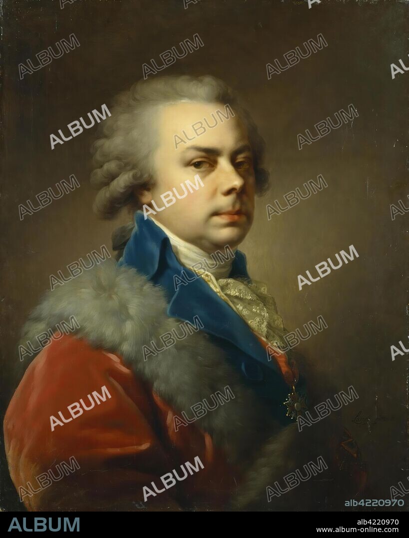 JOHANN-BAPTIST LAMPI I. 'Portrait of Prince Nikolai Yusupov'. Austria, 1790s. Dimensions: 72x57 cm.