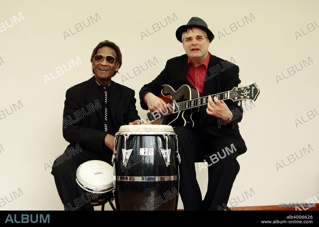 Frank Holder, Guyanan jazz singer and percussionist with Shane Hill, guitarist.