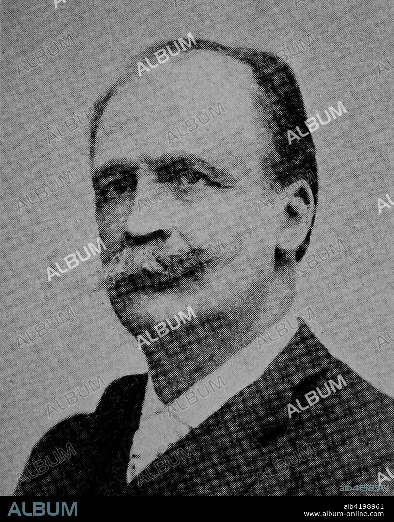 Joseph Maria Ernst Christian Wilhelm von Radowitz, February 6, 1797 - 25 December 1853, was a conservative Prussian statesman and general, picture from 1895, digital improved.