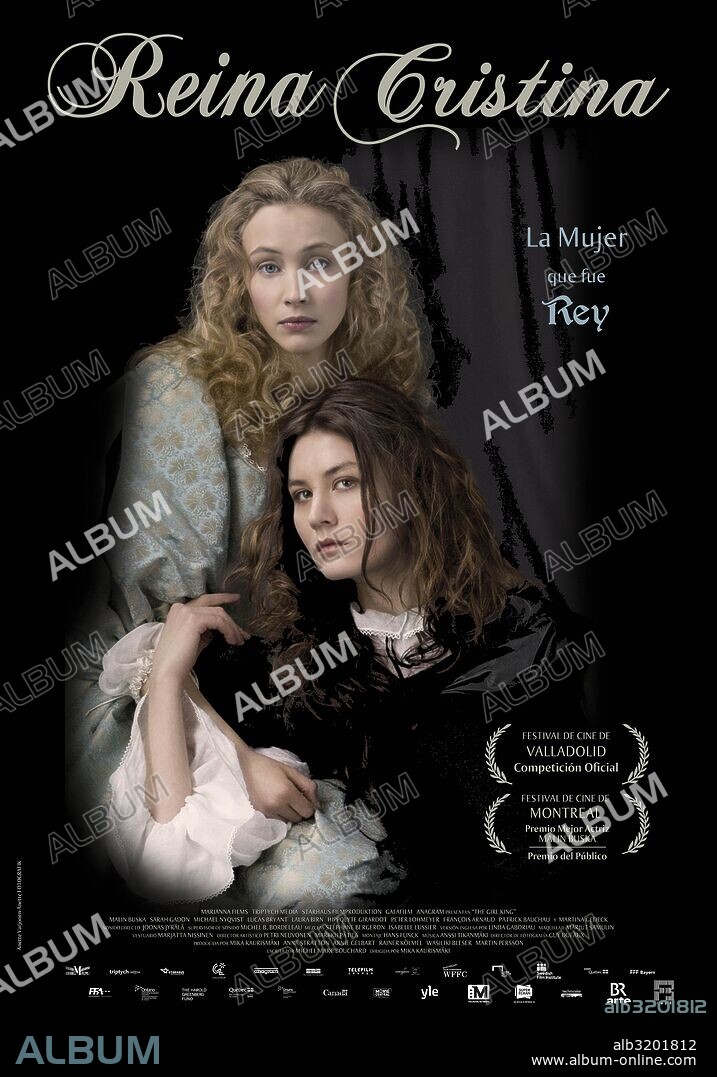 MALIN BUSKA and SARAH GADON in THE GIRL KING, 2015, directed by MIKA KAURISMAKI. Copyright MARIANNA FILMS/TRIPTYCH MEDIA/STARHAUS FILMPRODUKTION/GALAFI.