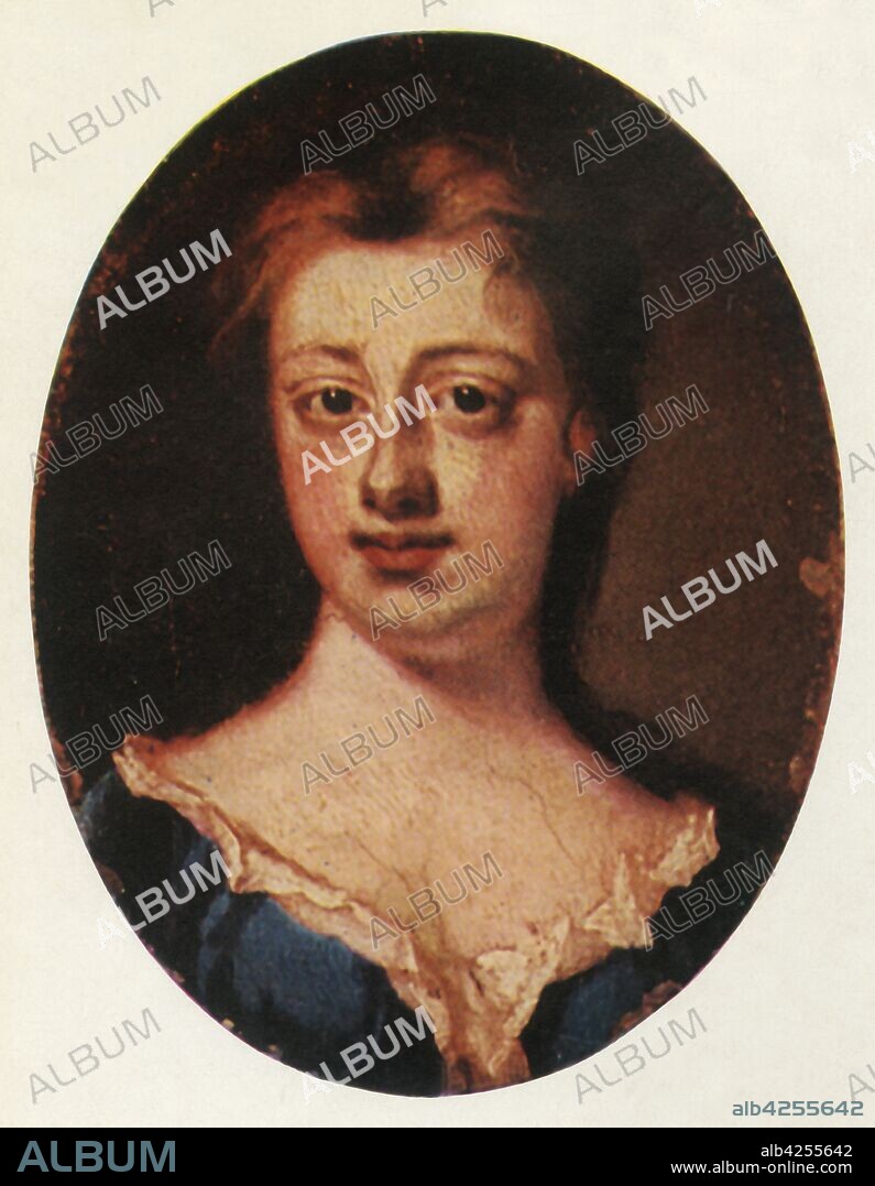 'Sarah Churchill', late 17th-early 18th century?, (1947). Portrait of Sarah Churchill, Duchess of Marlborough (1660-1744), close confidante and lady of the bedchamber to Queen Anne. After the death of her husband, John Churchill, 1st Duke of Marlborough, she oversaw the completion of Blenheim Palace. After a miniature.