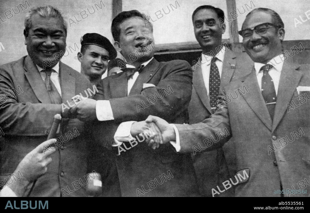 Prince Souphanouvong (July 13, 1909 — January 9, 1995), along with his half-brother Prince Souvanna Phouma (October 7, 1901 — January 10, 1984) and Prince Boun Oum of Champasak (December 12, 1912 - March 17, 1980), were known as the 'Three Princes'. Each represented respectively the communist (pro-Vietnam), neutralist, and royalist political factions in Laos in the 1950s and 60s.