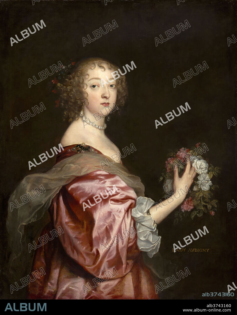 ANTHONY VAN DYCK. Catherine Howard, Lady d'Aubigny. Dated: c. 1638. Dimensions: overall: 106.7 x 85.4 cm (42 x 33 5/8 in.). Medium: oil on canvas.