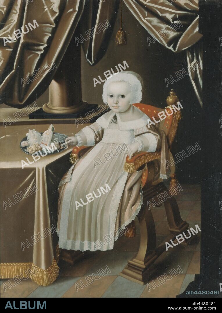 Princess Catherine Barbara, Catherine Barbara, 1650-1733, Princess of Baden-Durlach, painting, portrait, 1653, Oil on canvas, Height, 129 cm (50.7 inches), Width, 102 cm (40.1 inches).