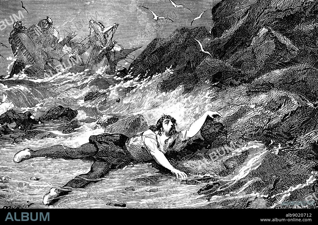 Portrait of Andreas Vesalius (1514-1564) a Flemish/Netherlandish anatomist, physician, and author of books on human anatomy. Dated 16th Century.