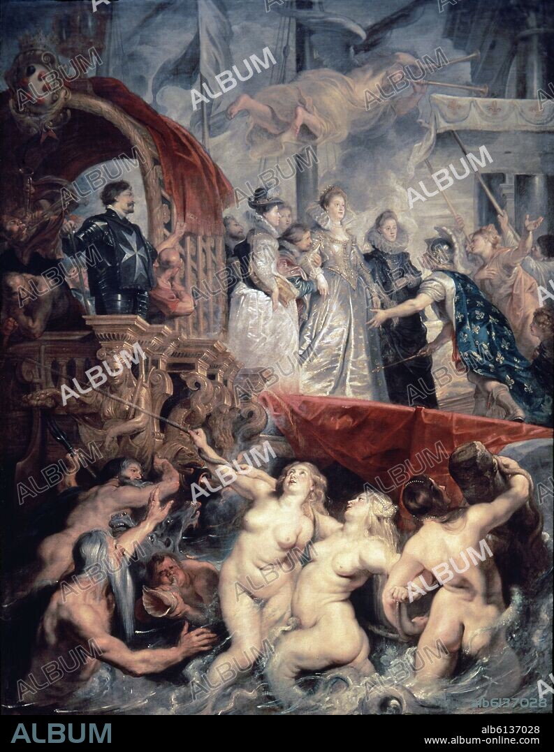 PETER PAUL RUBENS. The Arrival of Marie de Medici in Marseilles, 3rd November 1600 - 17th century - 394x295 cm - oil on canvas.