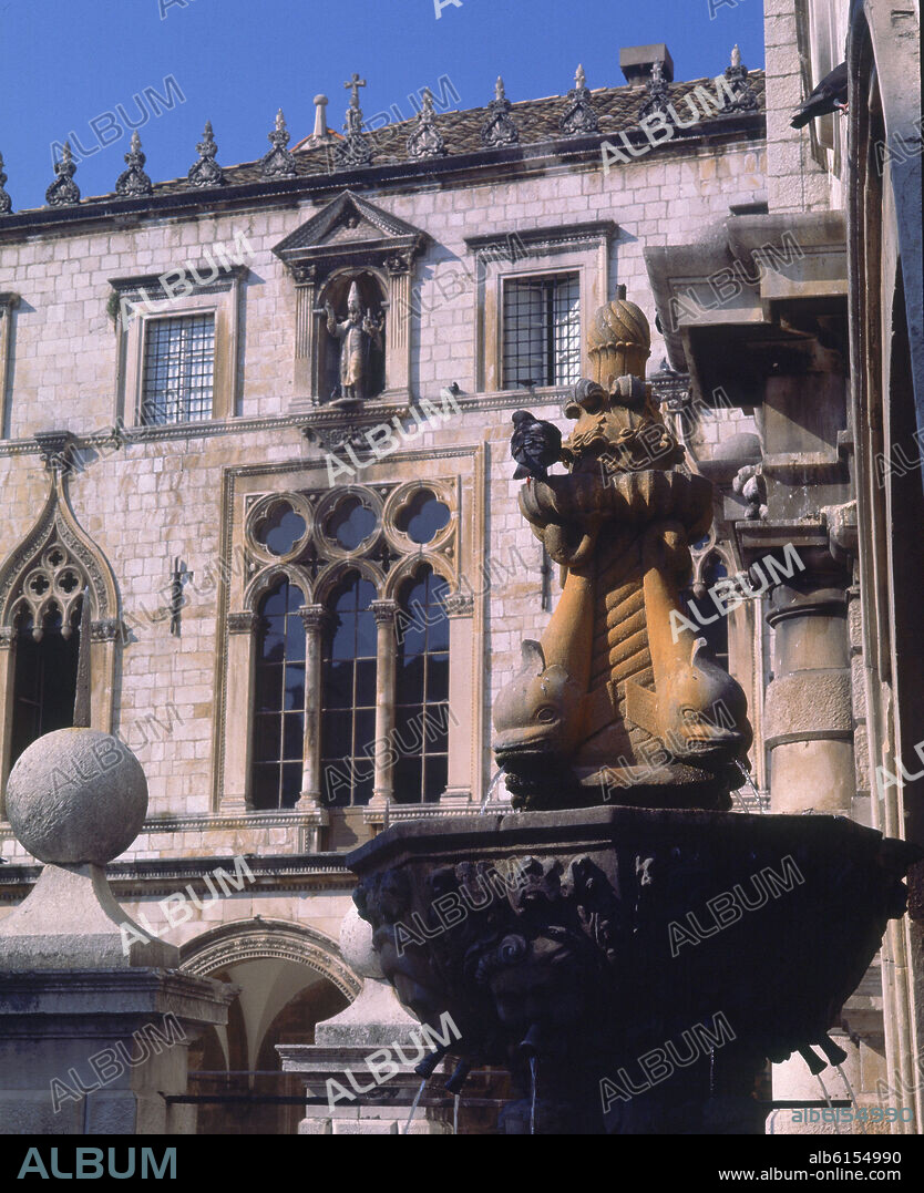 PASKOJE MILICEVIC MIHOV (1440-1516). PALACIO SPONZA - PALACIO DE ESTILO GOTICO-RENACENTISTA CONSTRUIDO EN EL SIGLO XVI - ACTUAL ARCHIVO HISTORICO DE DE DUBROVNIK.