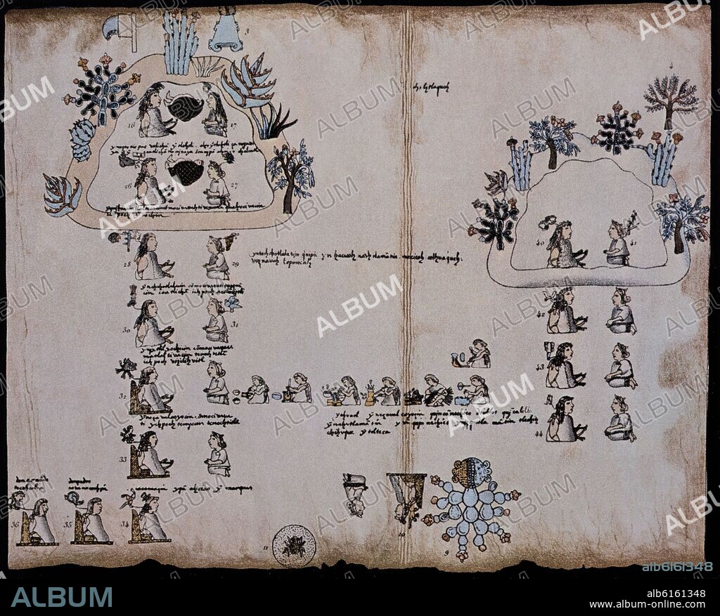 LOS CODICES DE MEXICO - MAPA TLOTZIN - PAG 65.