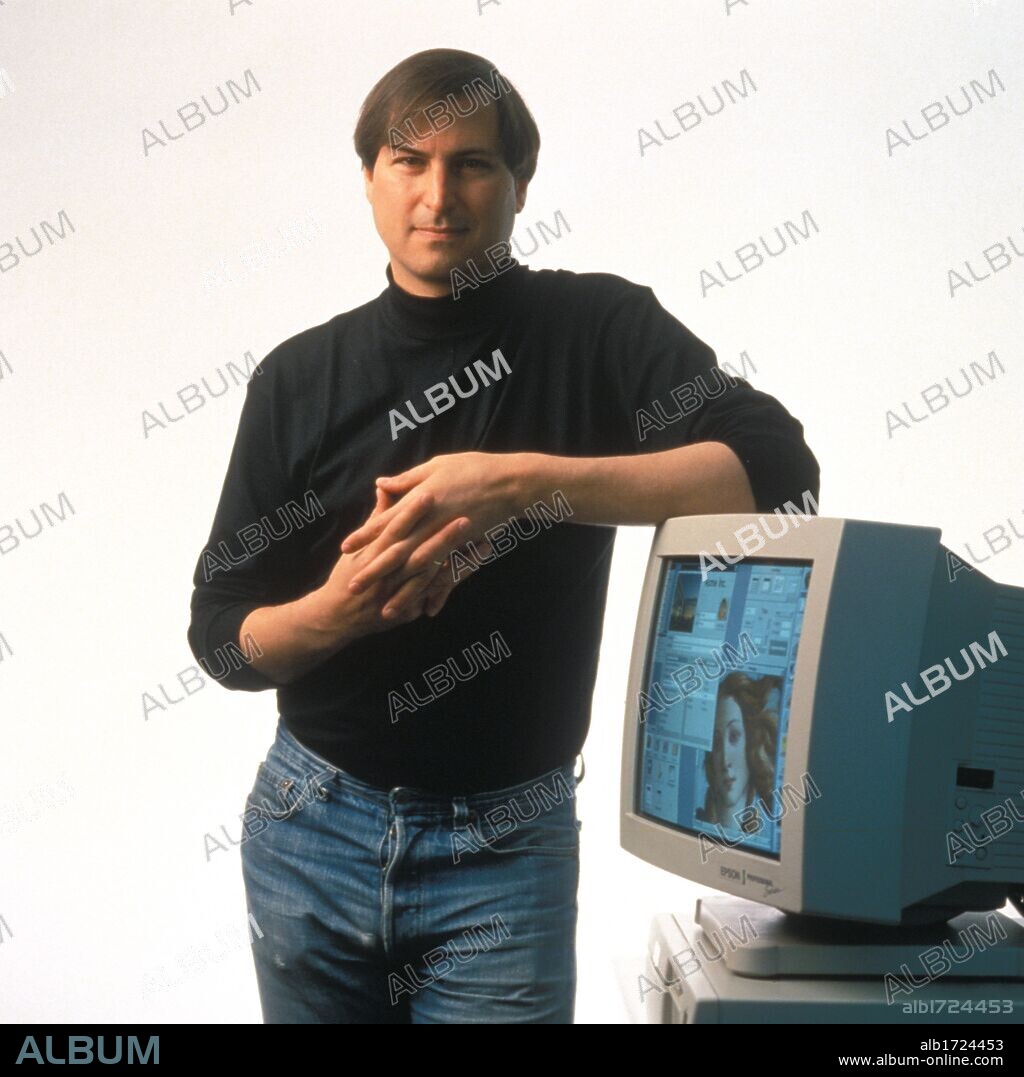 Oct. 5, 2011 - (File Photo) STEVE JOBS - the man who brought us the iPhone, the iPod and the iMac - has died. The co-founder of Apple Computers was 56 years old. Jobs had been battling a rare form of pancreatic cancer for years. He resigned from the post of Apple CEO in Aug. PICTURED: April 04, 1994 - Los Angeles, California, U.S. - STEVE JOBS, co-founder of Apple Computer Corporation, became a multimillionaire before the age of 30. Subsequently started the NeXT Corporation to provide an educational system at a reasonable price, but found that software was a better seller than hardware. (Credit Image: © Robert Holmgren/ZUMA Press). 05/10/2011