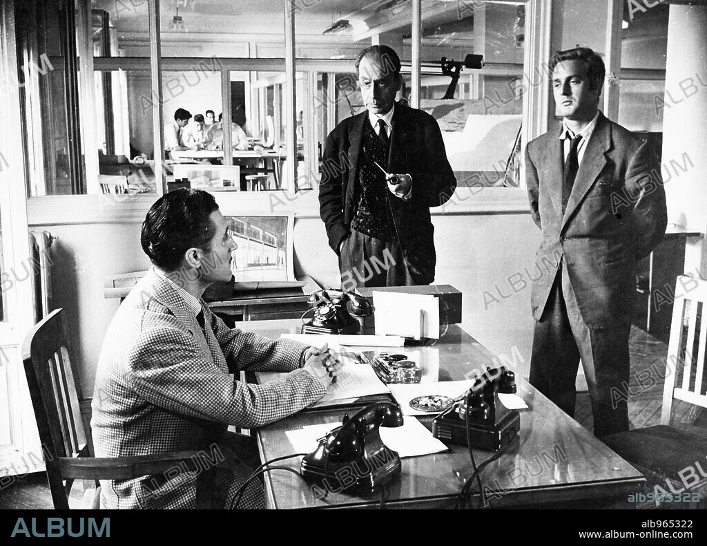 MARIO BERRIATUA en DIA TRAS DIA, 1951, dirigida por ANTONIO DEL AMO. Copyright INDUSTRIAS CINEMATOGRAFICAS ALTAMIRA.