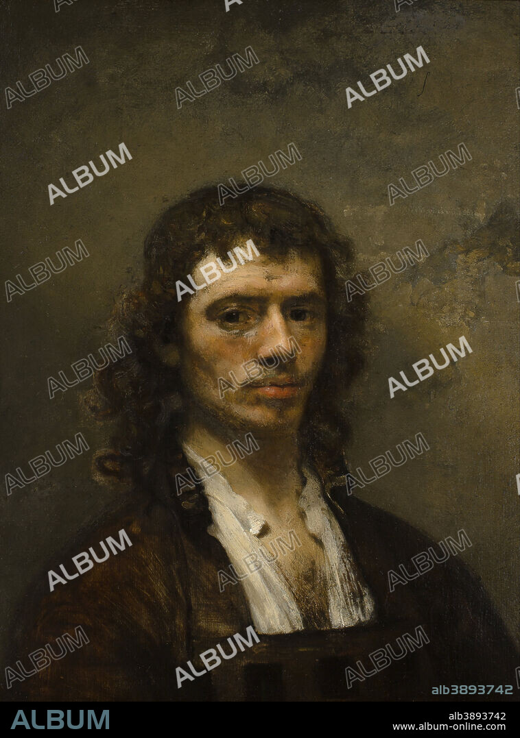 CAREL FABRITIUS. Self-portrait. Date/Period: Ca. 1645. Painting. Oil on panel. Height: 65 cm (25.5 in); Width: 49 cm (19.2 in).