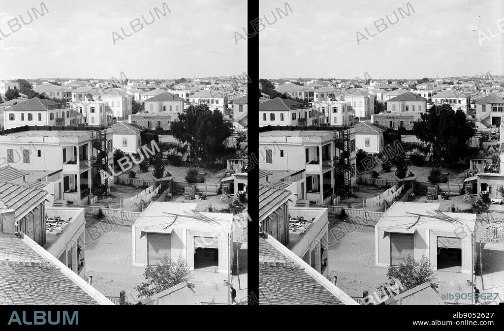 Streets in Tel Aviv; (Palestine) Israel circa 1930.