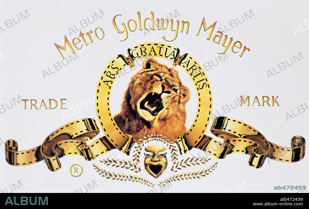 FILM HISTORY: M. G. M. Logo of the Metro Goldwyn Mayer.
