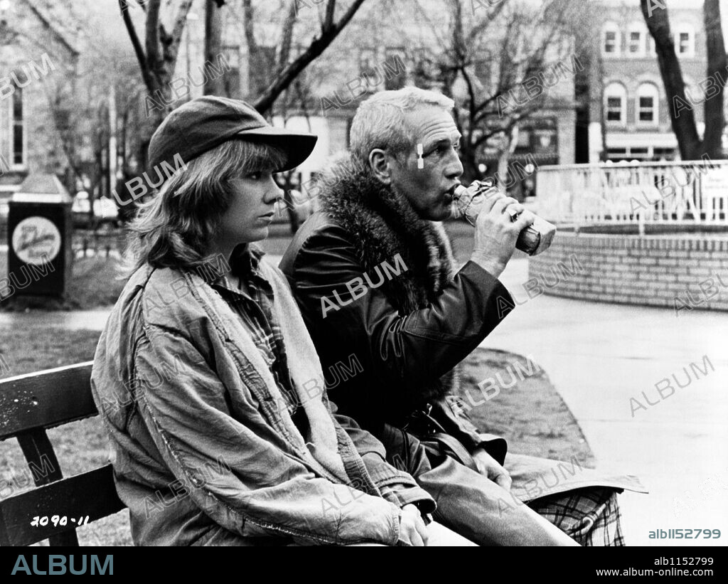 LINDSAY CROUSE y PAUL NEWMAN en EL CASTAÑAZO, 1977 (SLAP SHOT), dirigida por GEORGE ROY HILL. Copyright UNIVERSAL PICTURES.
