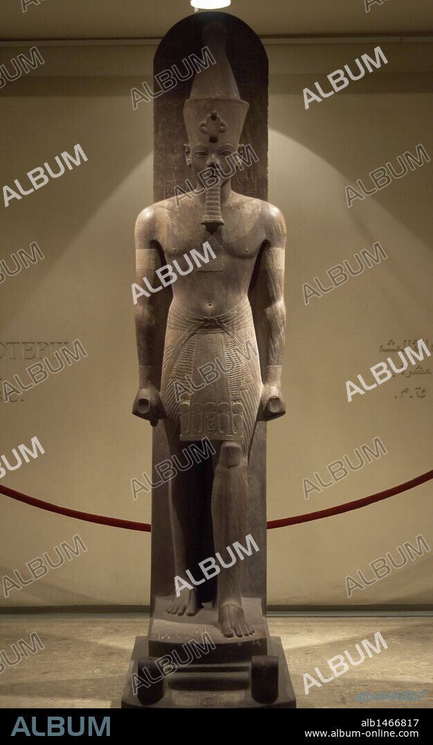 Egyptian Art. Pharaoh Amenhotep III (Amenophis or Akhenathon). 18th Dynasty. New Kingdom. Ruled between 1390 and 1353 B.C. Luxor Museum. Egypt.