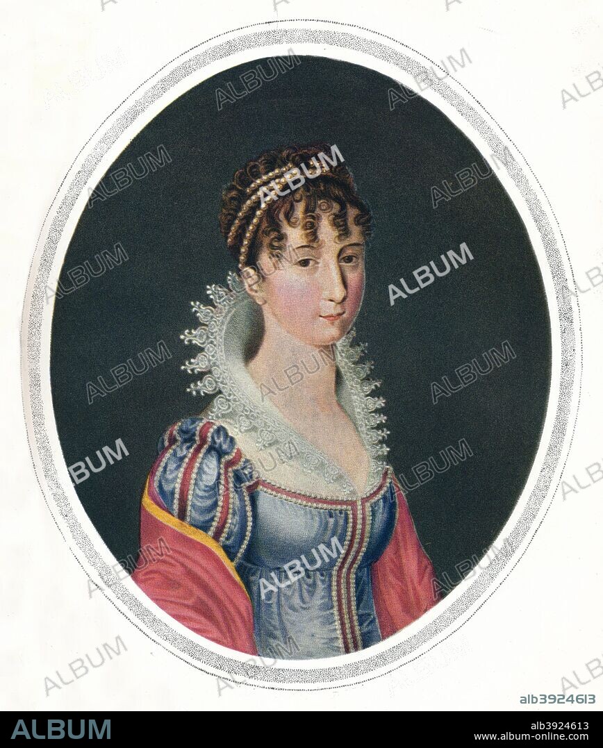 'Marie Louise', c1820s. 1910. Archduchess Marie Louise of Austria (1791-1847) was an Austrian archduchess who reigned as Duchess of Parma from 1814 until her death. She was Napoleon's second wife and, as such, Empress of the French from 1810 to 1814. From The Connoisseur Vol XXVIII. [Otto Limited, London, 1910].