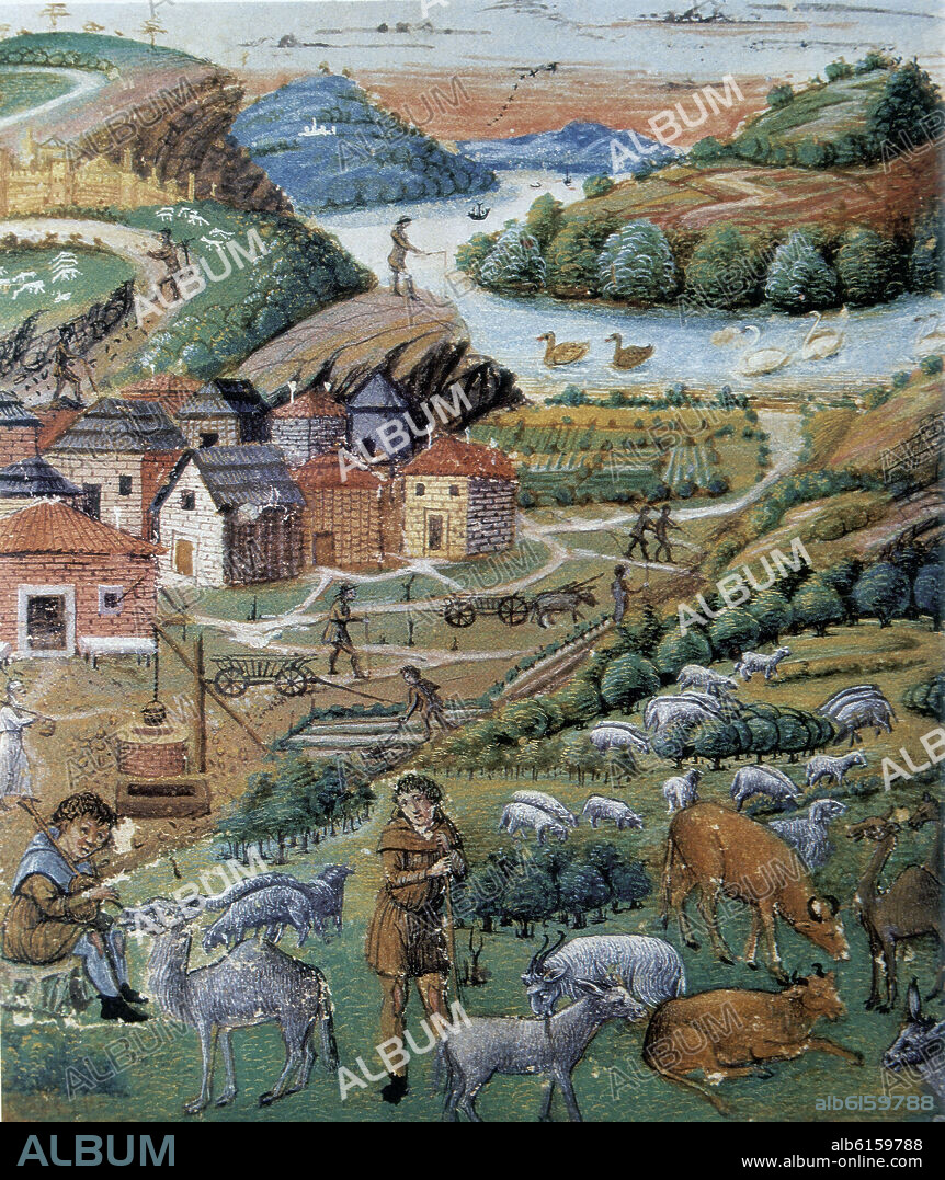 MS ROTHSCHILD 24 FOL 7-CAMPESINOS FRANCESES SG XIV.
