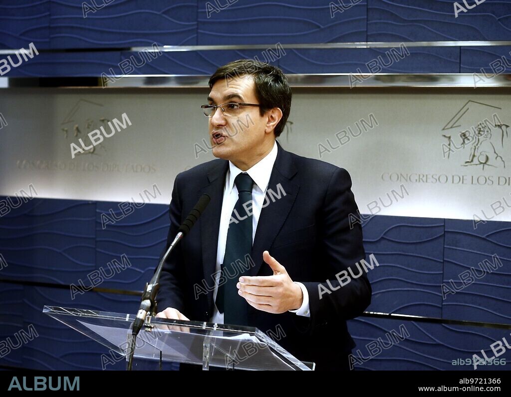 Madrid, 10/02/2016. Rueda de prensa de José Luis Ayllon en el Congreso de los Diputados. Foto: Oscar del Pozo ARCHDC.