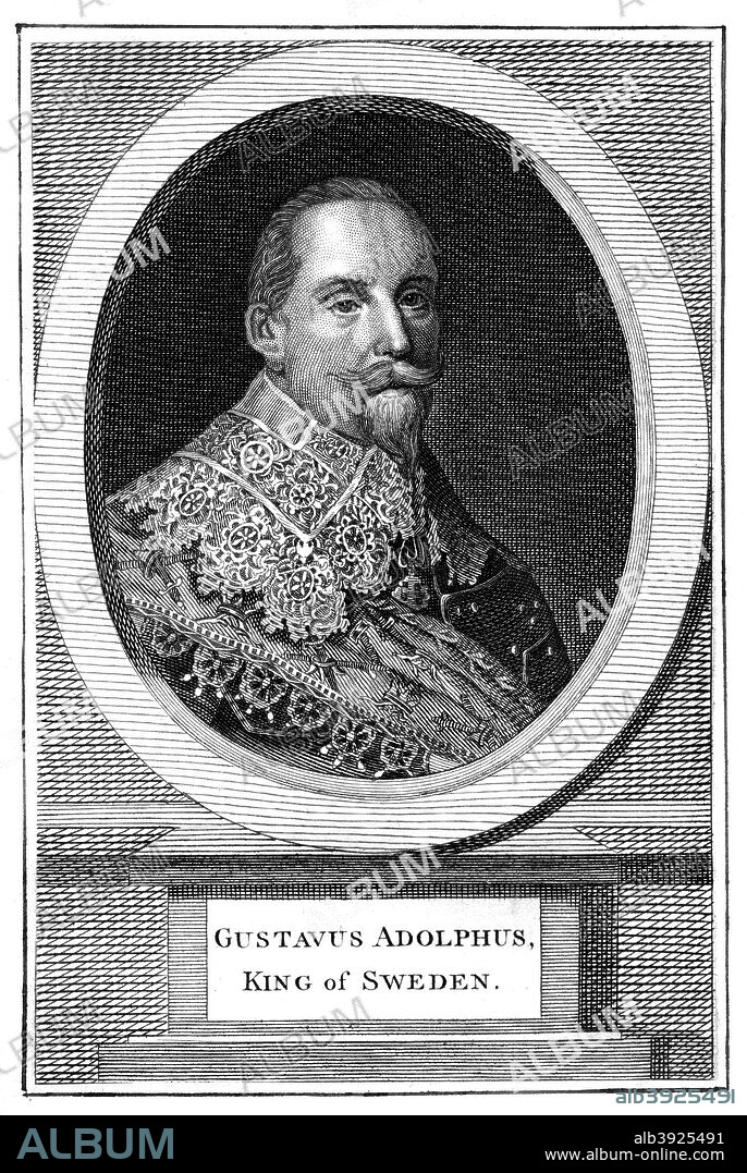 Gustavus Adolphus, King of Sweden. Gustav II Adolf (1594-1632) became King of Sweden in 1611. He was the leader of the Protestants in the Thirty Years' War (1618-1648) in Europe. He is the only Swedish king to be styled the Great.