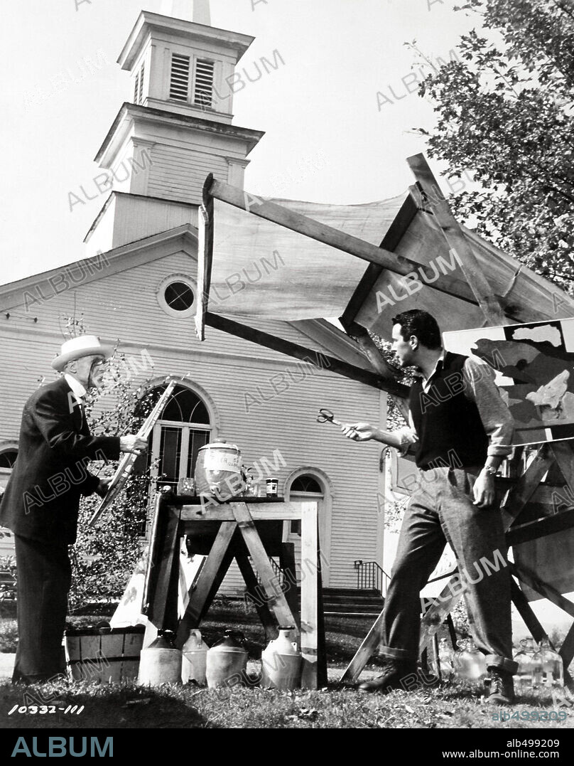 JOHN FORSYTHE en PERO... QUIEN MATO A HARRY?, 1955 (THE TROUBLE WITH HARRY), dirigida por ALFRED HITCHCOCK. Copyright Alfred J. Hitchcock Productions.