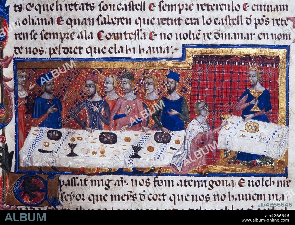 Llibre dels fet' o 'Crònica de Jaume I', primera de las cuatro grandes crónicas de la Corona de Aragón, siglo XIV.