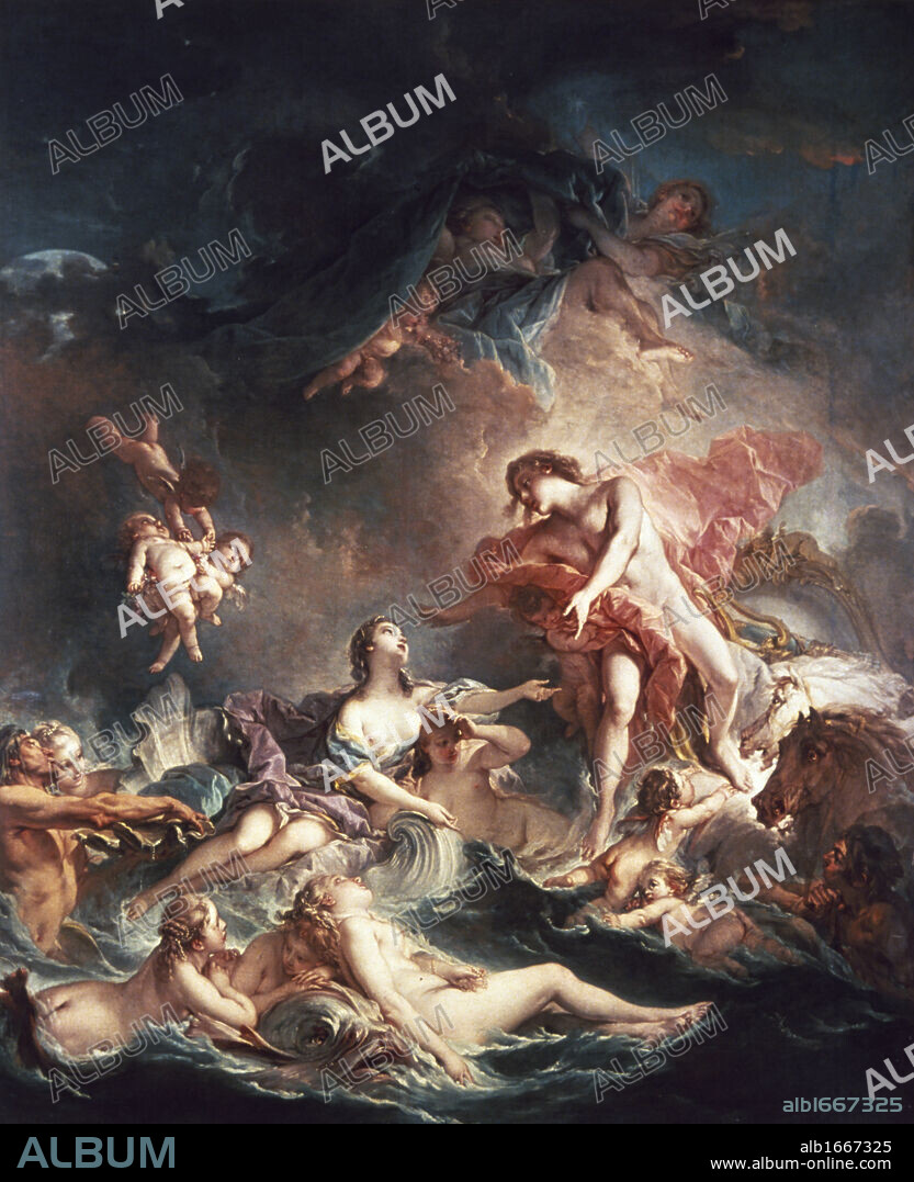FRANÇOIS BOUCHER. Setting of the Sun,  The, 1753, Boucher,  Francois (1703-1770/French), OIL ON CANVAS, Wallace Collection,  London,  England.