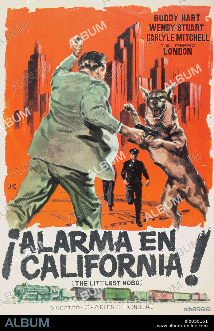 Poster de ALARMA EN CALIFORNIA, 1958 (THE LITTLEST HOBO), dirigida por CHARLES R. RONDEAU.