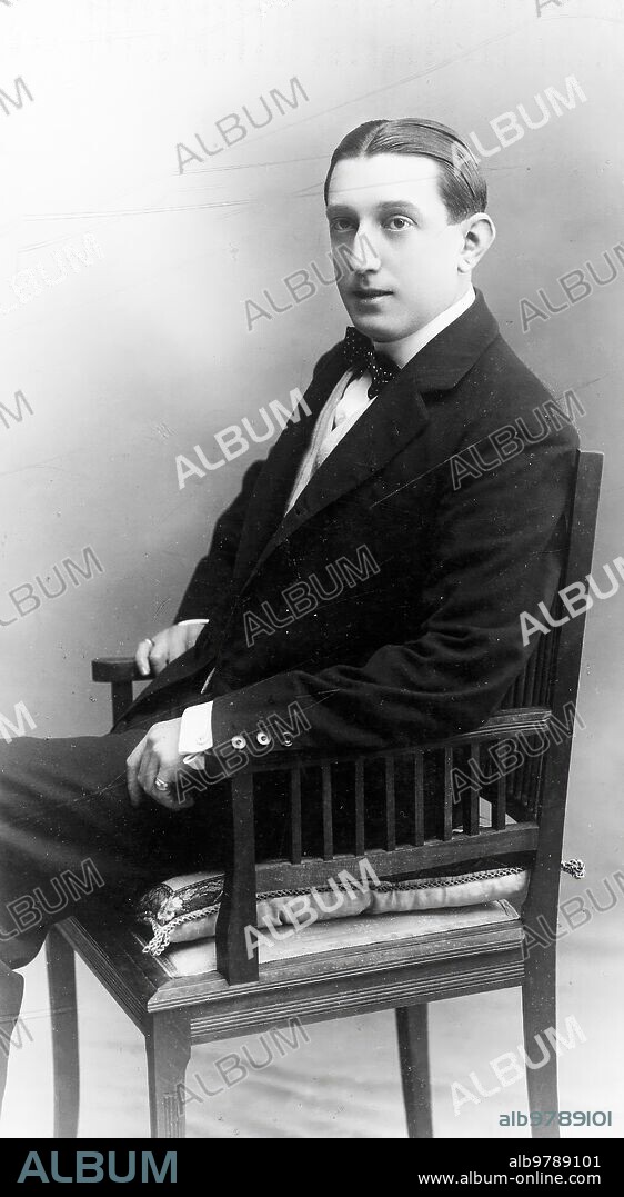 March 1912. Ricardo Puga, first actor of the Moreno company. Photo: Calvache.