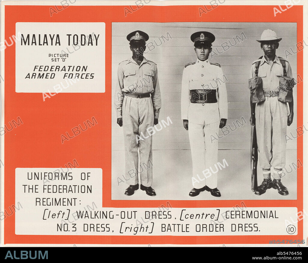 9/3/1953 - U.S. Propaganda Posters in 1950s Asia - Malaya Today Federation Armed Forces Poster.