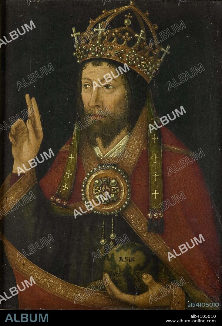 Christ as Salvator Mundi. Dating: c. 1500. Place: Zuid-Duitsland. Measurements: h 17.5 cm × w 13 cm; d 4.5 cm.