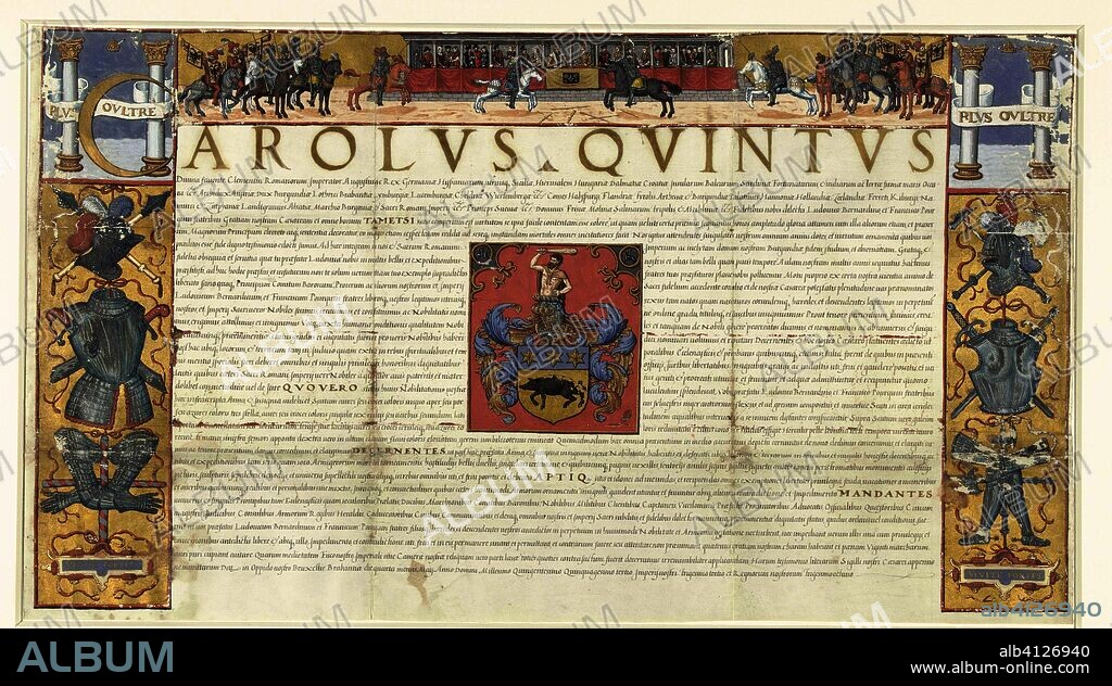 Carolvs Qvuintvs. Artist: anonymous. Draughtsman: anonymous. Dating: 1573. Place: Nederlanden. Measurements: h 359 mm × w 633 mm.