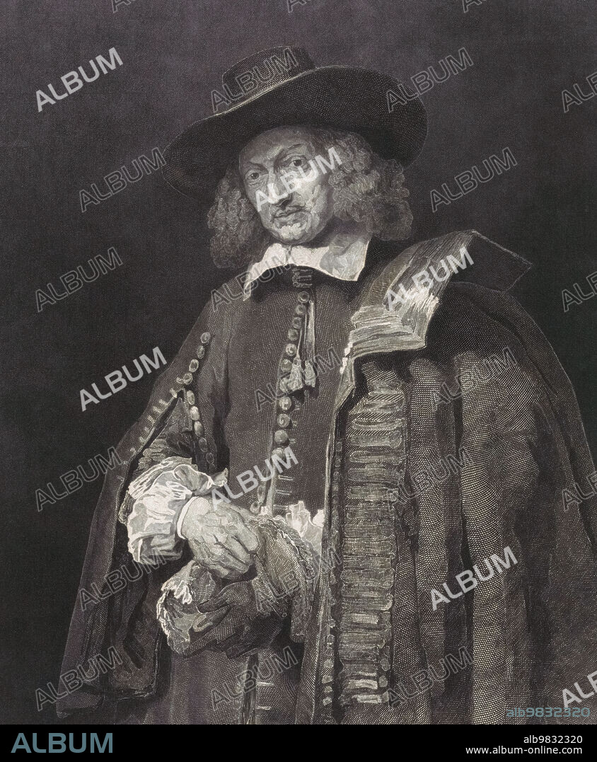 The bodies of Johan and Cornelis de Witt after their murder. Johan de Witt aka Jan de Witt, 1625 1672 and his brother Cornelis de Witt, 1623 - 1672. Both were Dutch politicians, Johan being the Grand Pensionary of Holland. The brothers were lynched by supporters of William of Orange on August 20, 1672. After a work by Cornelis Huyberts.