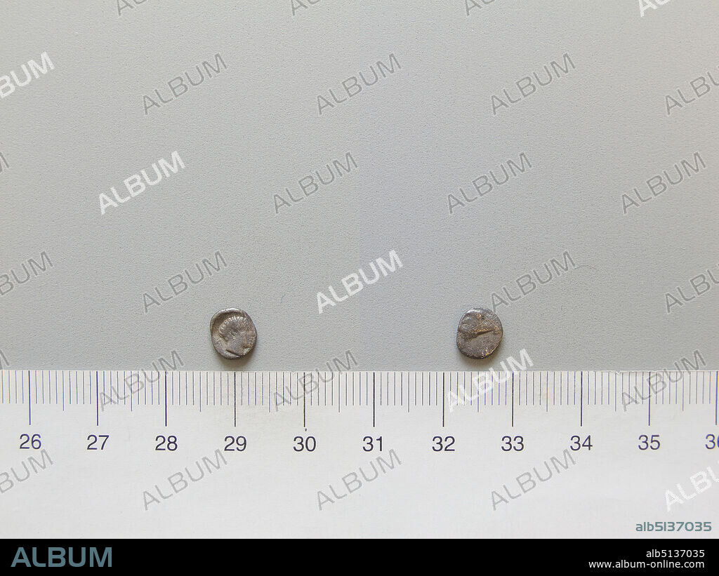Ruler: Abdemon, Mint: Salamis, Tritaremorion (1/16 Stater) of Abdemon from Salamis, before 411 B.C., Silver, 0.35 g, 6:00, 7.5 mm, Made in Salamis, Greek, 5th century B.C., Numismatics.