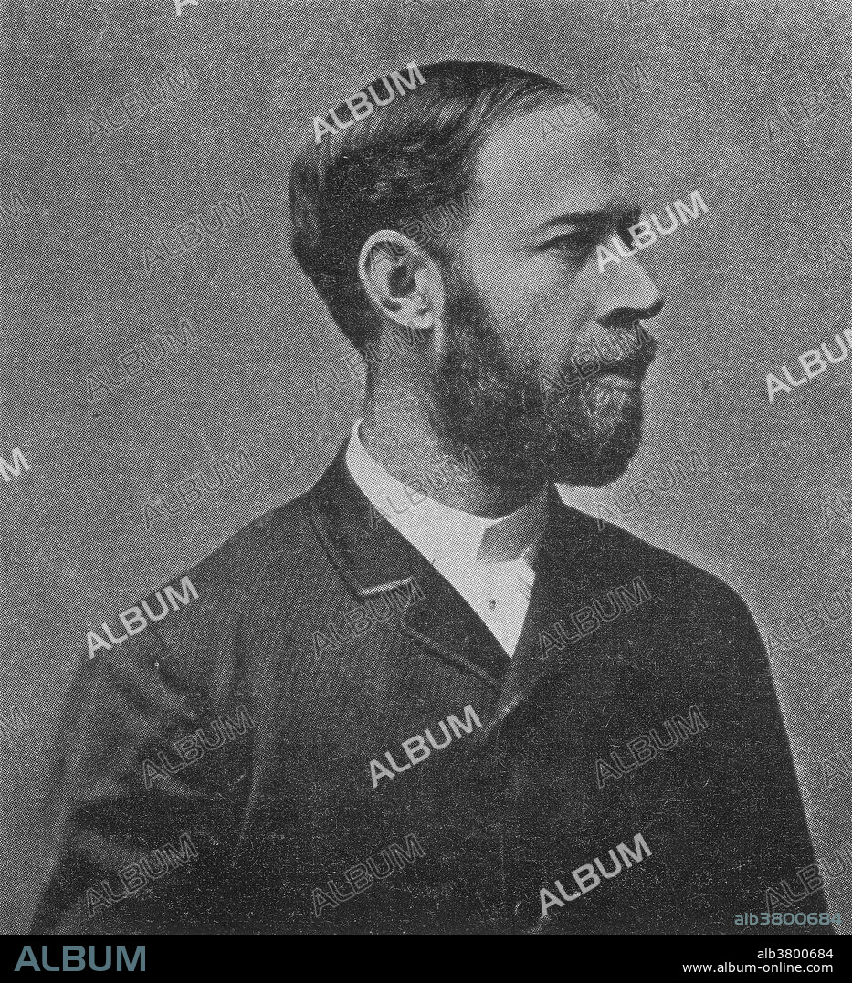 Heinrich Rudolf Hertz (February 22, 1857 - January 1, 1894) was German physicist and discoverer of radio waves. Hertz studied at Berlin, gaining his PhD in 1880. He then moved to Kiel, where he started investigations in electromagnetism. He used Maxwell's theories to construct an oscillating electrical circuit with a spark gap and proved the existence of radio waves in the late 1880s. He used two rods to serve as a receiver and a spark gap as the receiving antennae. Where the waves were picked up, a spark would jump. Hertz showed in his experiments that these signals possessed all of the properties of electromagnetic waves. With this oscillator, Hertz solved two problems. First, timing Maxwell's waves. He had demonstrated, in the concrete, what Maxwell had only theorized - that the velocity of radio waves was equal to the velocity of light (this proved that radio waves were a form of light). Second, Hertz found out how to make the electric and magnetic fields detach themselves from wires and go free as Maxwell's waves. He died from blood poisoning at the age of 36 while a professor of physics at Bonn.