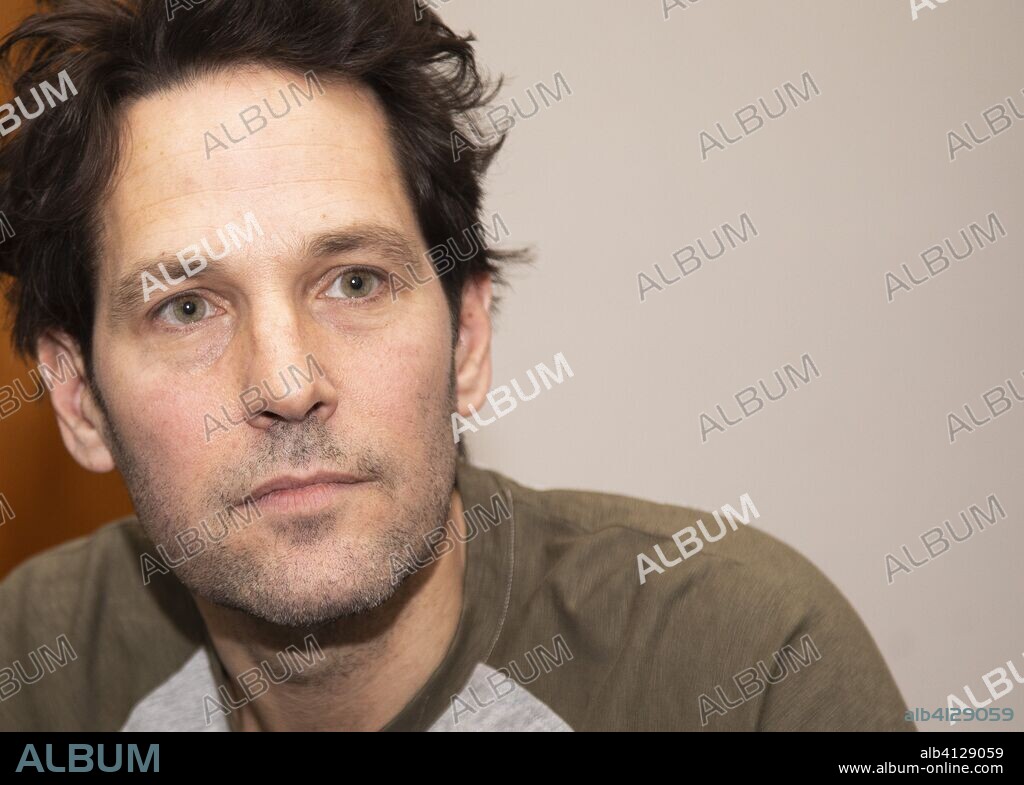 PAUL RUDD. January 17, 2019 - Hollywood, California, U.S. - Paul Rudd stars in the TV series Living With Yourself and the Aunt-Man Movies. 17/01/2019