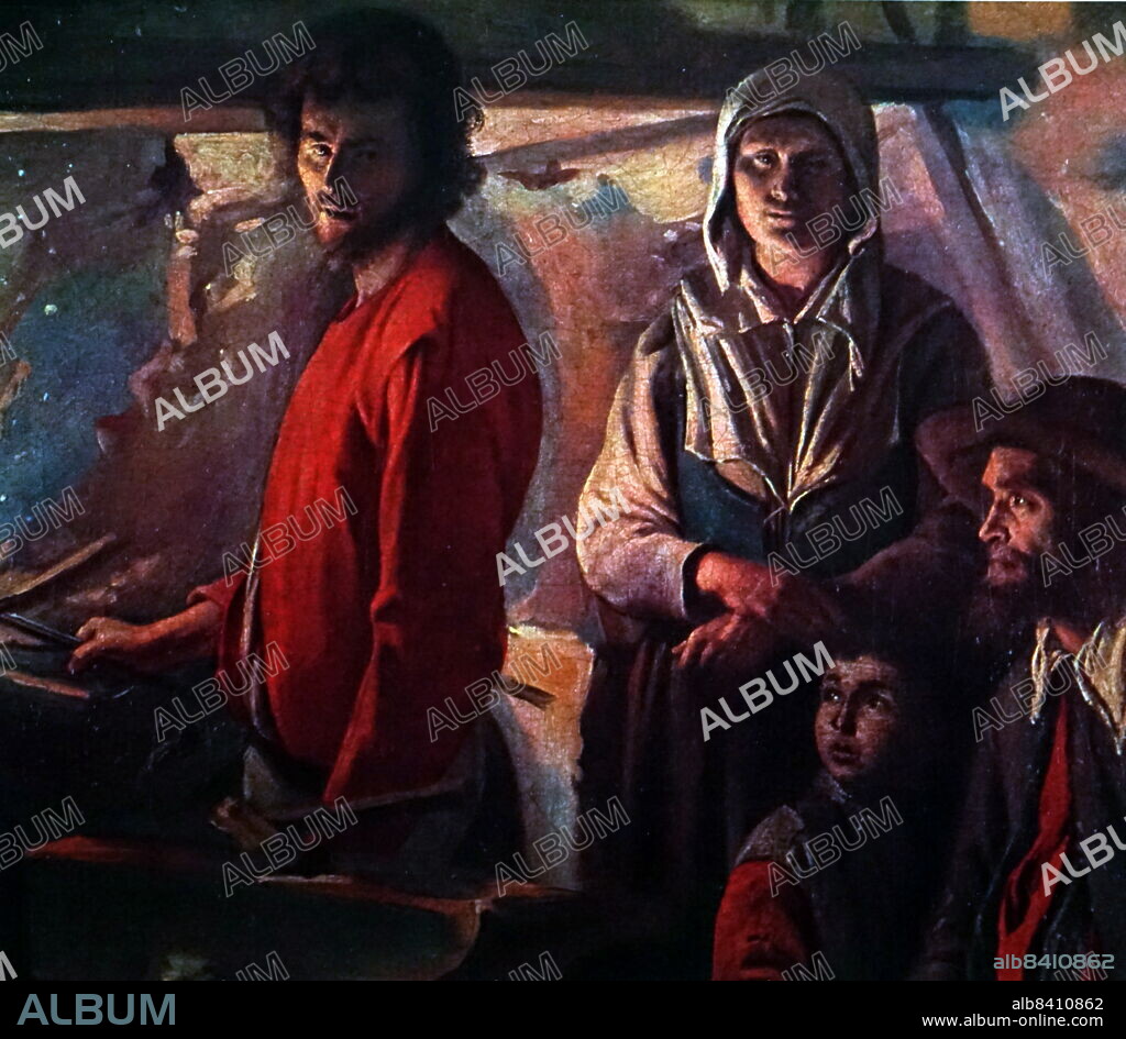 La Forge by Louis Le Nain (c.1603-1648) a French artist who produced genre works, portraits and portrait miniatures.