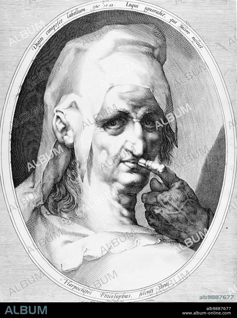 JAN MULLER. Harpocrates, 1593.
