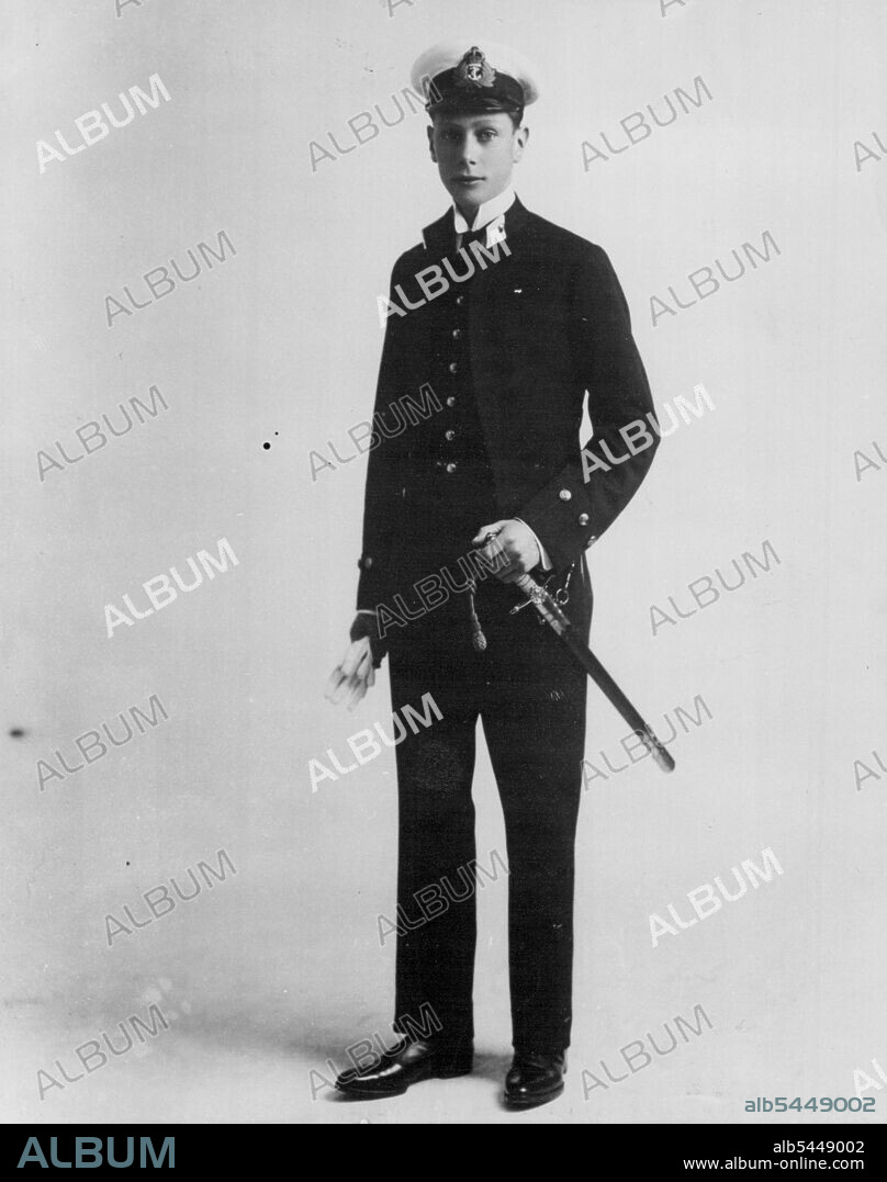 The King as a young man. He was known then as Prince Albert. The picture shows him in Naval costume, in 1914. Like his father King George V, the King as a young man made the Royal Navy his career. November 15, 1951. (Photo by Reuterphoto).