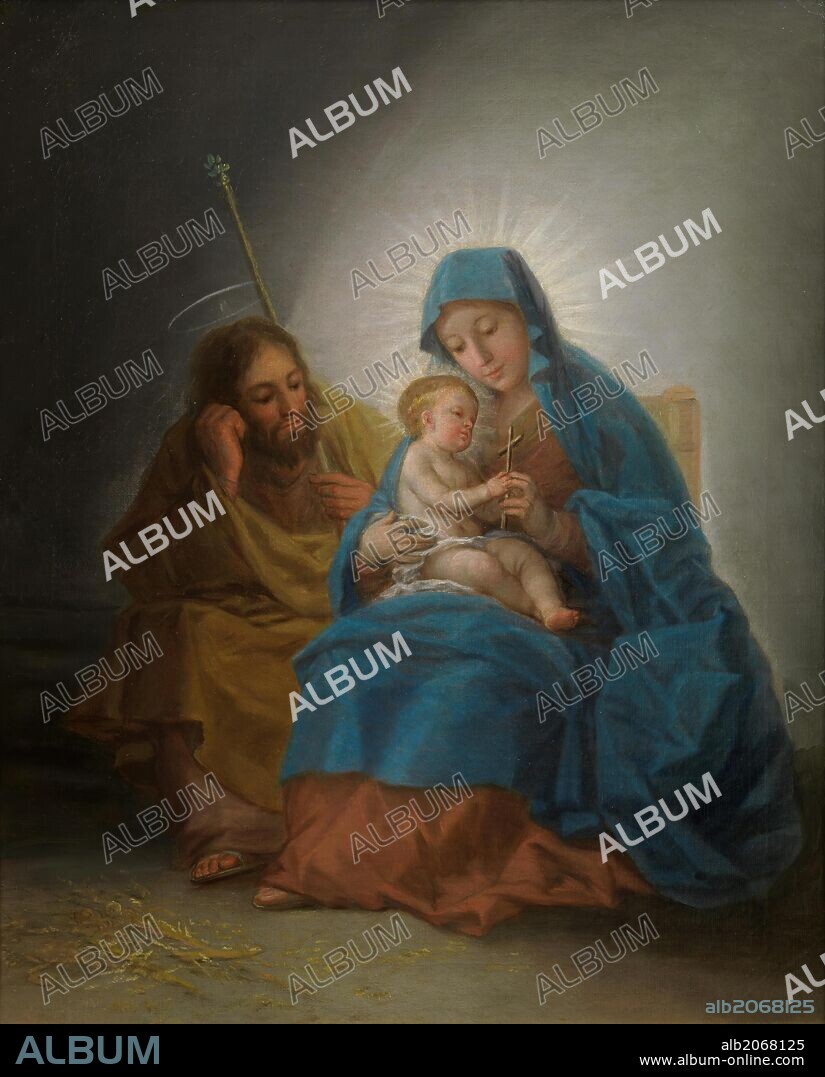 Francisco de Goya y Lucientes / 'The Holy Family', ca.  1787, Spanish School, Oil on canvas, 63,5 cm x 51,5 cm, P07857.