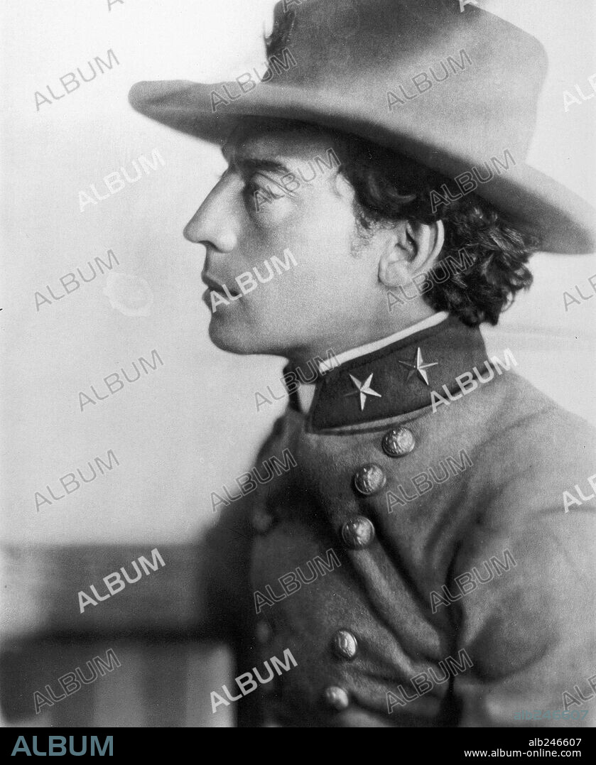 BUSTER KEATON en EL MAQUINISTA DE LA GENERAL, 1927 (THE GENERAL), dirigida por BUSTER KEATON y CLYDE BRUCKMAN. Copyright UNITED ARTISTS.