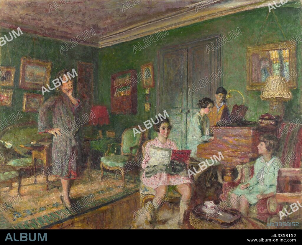 EDOUARD VUILLARD. Madame André Wormser and her Children.