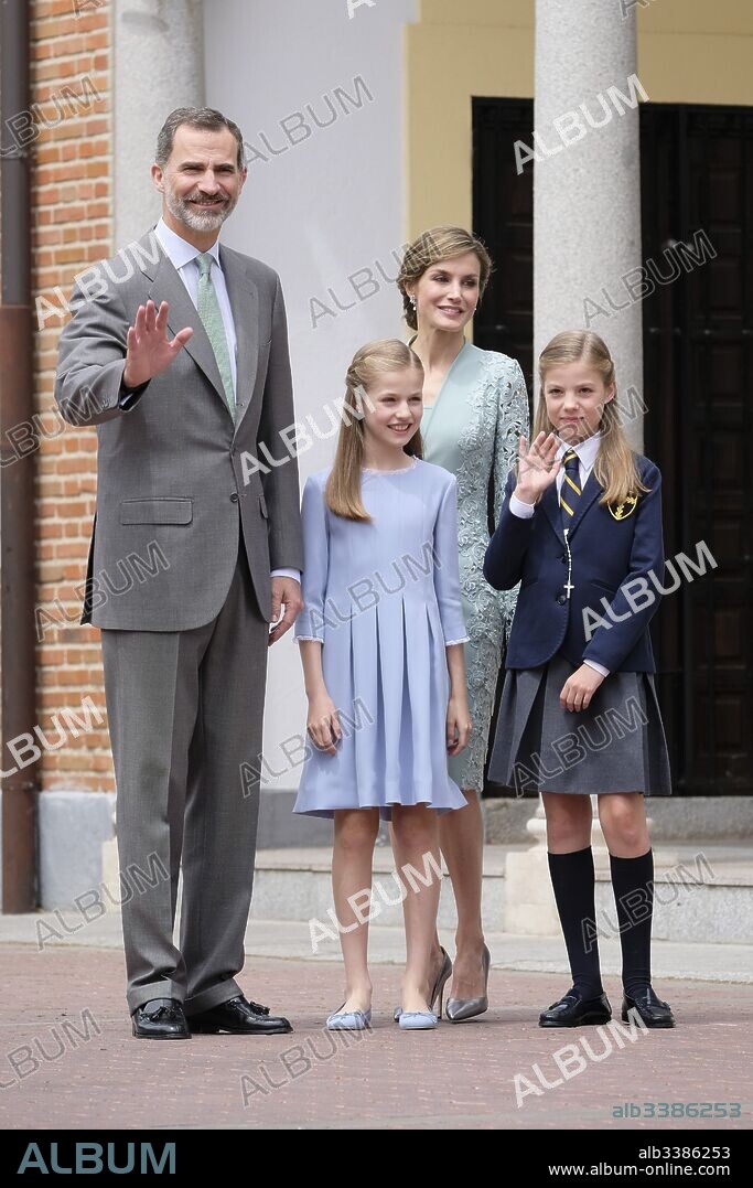 King Felipe VI of Spain, Queen Letizia of Spain, Princess Sofia