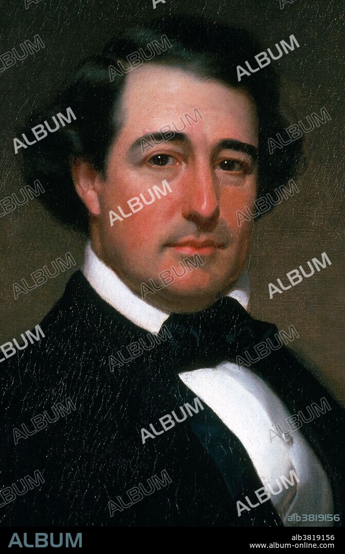 Fillmore painted in 1847 by James Bogle. Millard Fillmore (January 7, 1800 - March 8, 1874) was the 13th President of the United States (1850-1853) and the last member of the Whig Party to hold the office of president. As Zachary Taylor's Vice President, he assumed the presidency after Taylor's death. He opposed the proposal to keep slavery out of the territories annexed during the Mexican-American War in order to appease the South and so supported the Compromise of 1850, which he signed, including the Fugitive Slave Act (Bloodhound Law) which was part of the compromise. On the foreign policy front, he furthered the rising trade with Japan and clashed with the French over Napoleon III's attempt to annex Hawaii and with the French and the British over the attempt of Narciso LÃ³pez to invade Cuba. After his presidency, he joined the Know-Nothing movement. Throughout the Civil War, he opposed President Lincoln and during Reconstruction supported President Johnson. He is consistently included in the bottom 10 of historical rankings of Presidents of the United States. He died in 1874, of the aftereffects of a stroke., at the age of 74. His last words were alleged to be, upon being fed some soup, "the nourishment is palatable.".